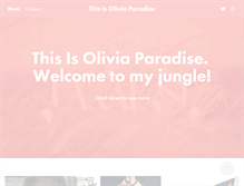 Tablet Screenshot of oliviaparadise.com